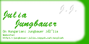 julia jungbauer business card